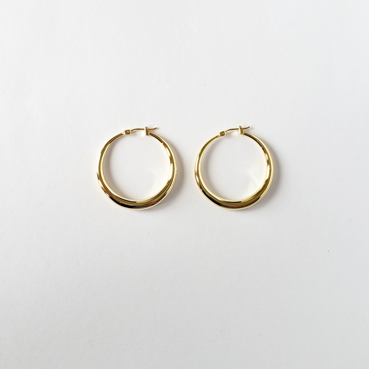 Sophia Gold Clean Hoops
