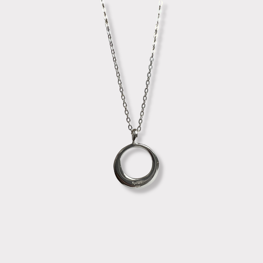 Silver Amalia Organic Pendant