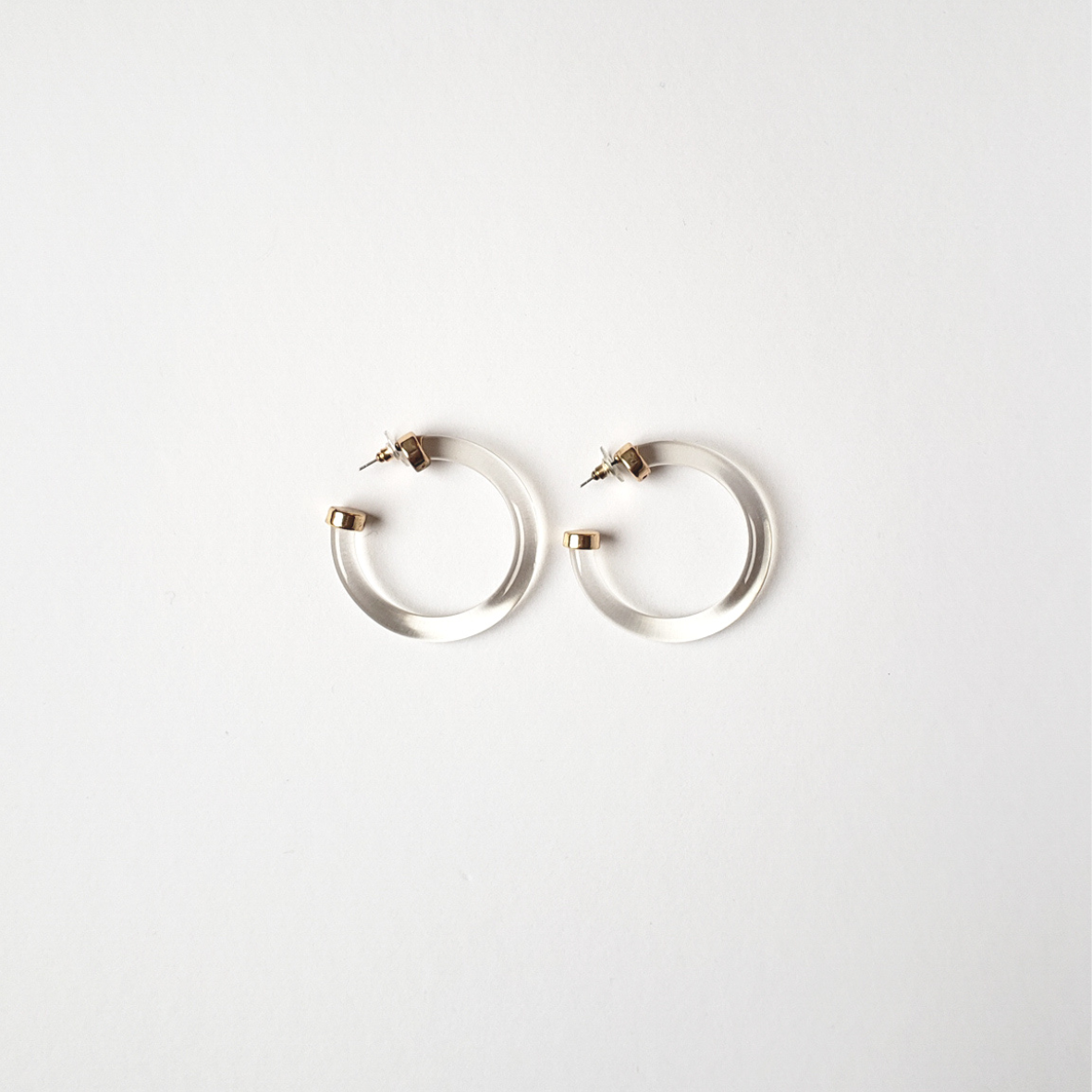 Clear Sandra Hoops