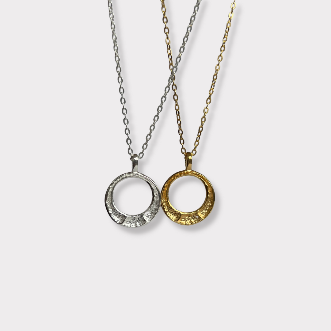 Silver Amalia Organic Pendant