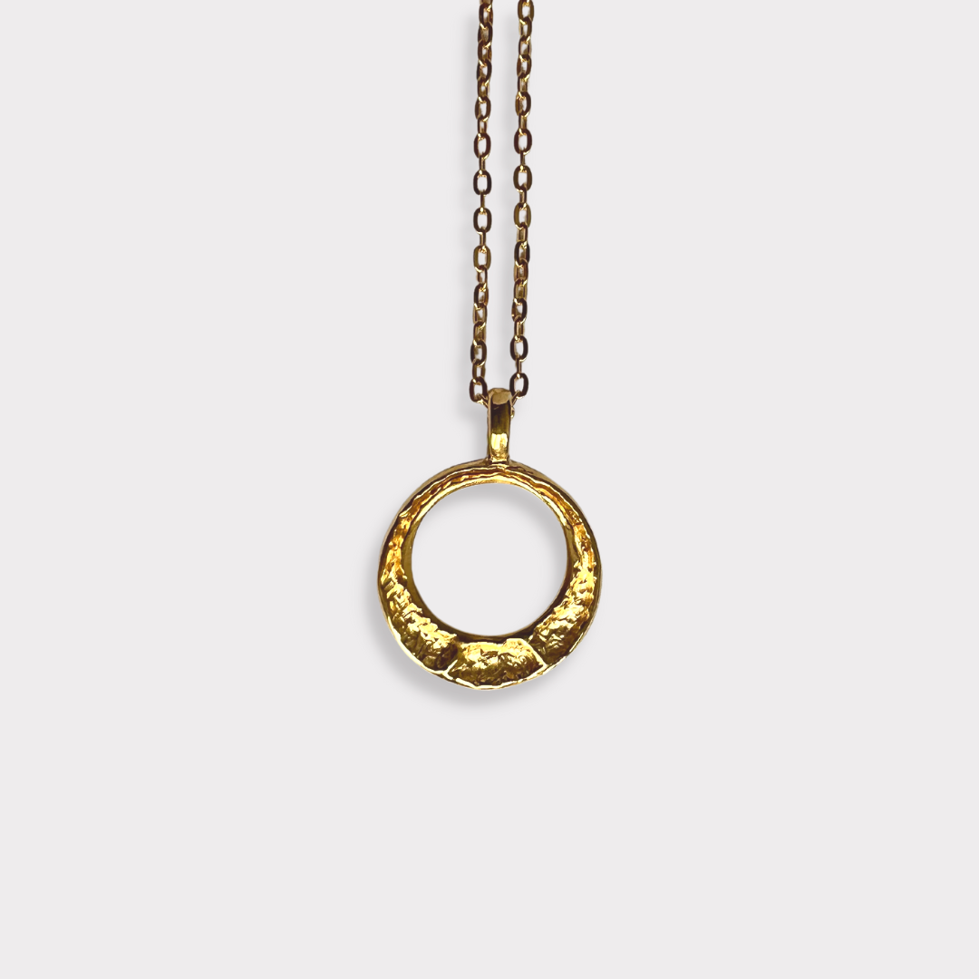 Amalia Gold Organic Pendant