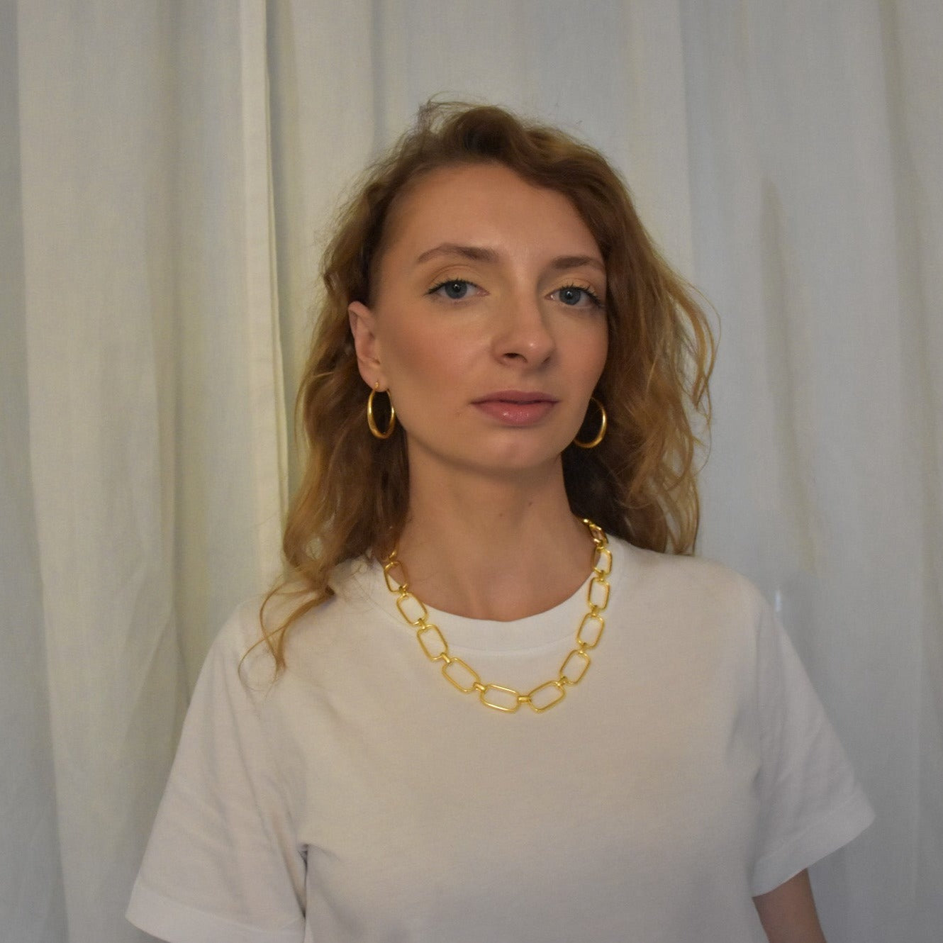 Melissa Gold Square Necklace