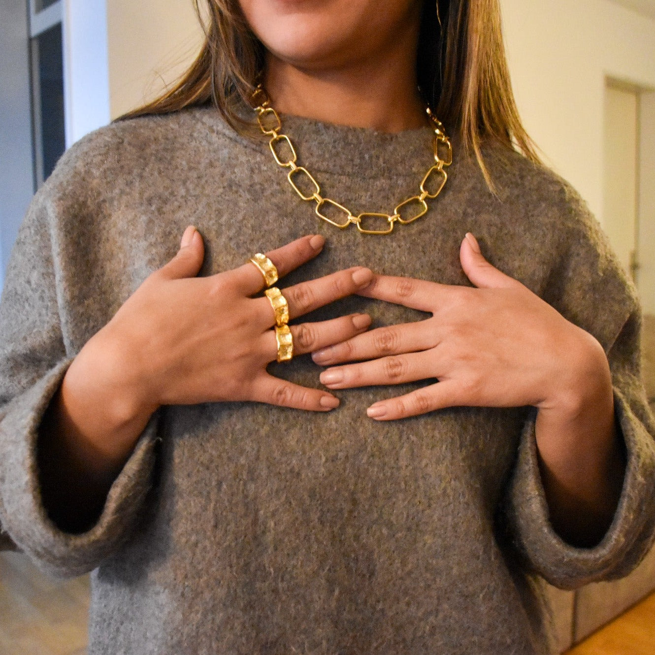 Organic Gold Amalia Ring
