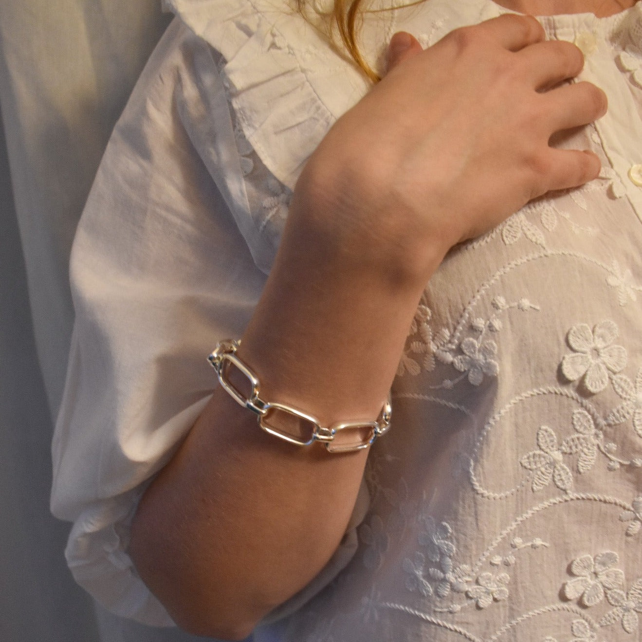 Melissa Silver Square Bracelet