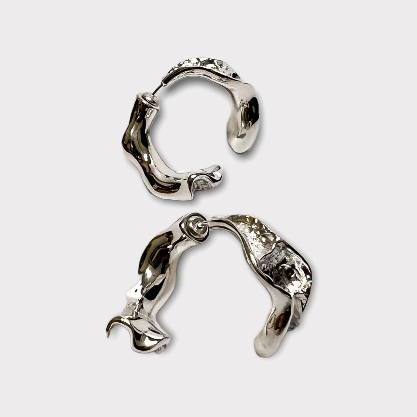 Amalia Silver Front/Back Earrings