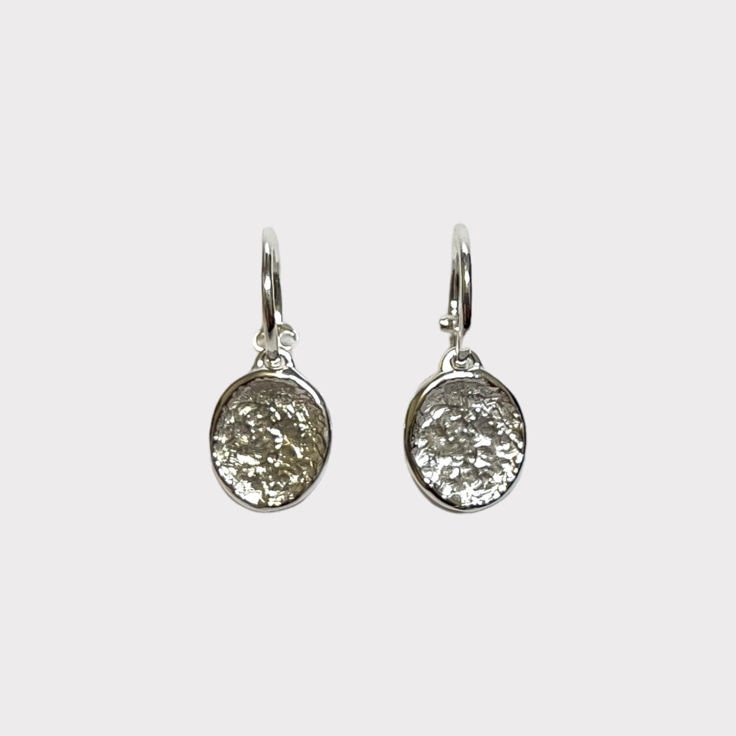 Amalia Silver Charm Hoops