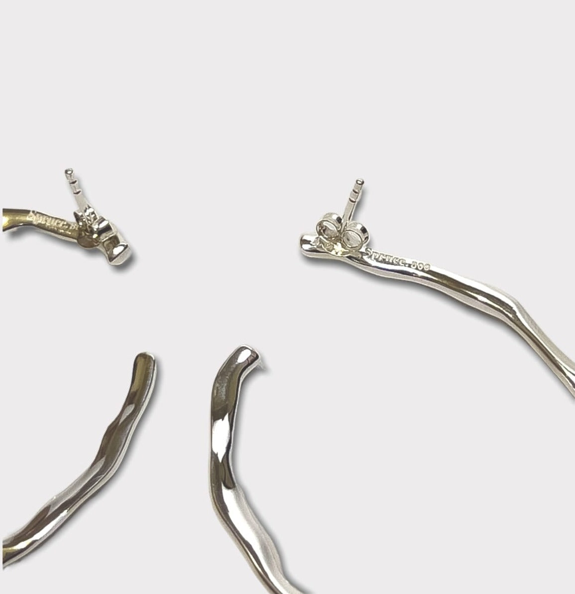 Silver Olivia Statement Stud