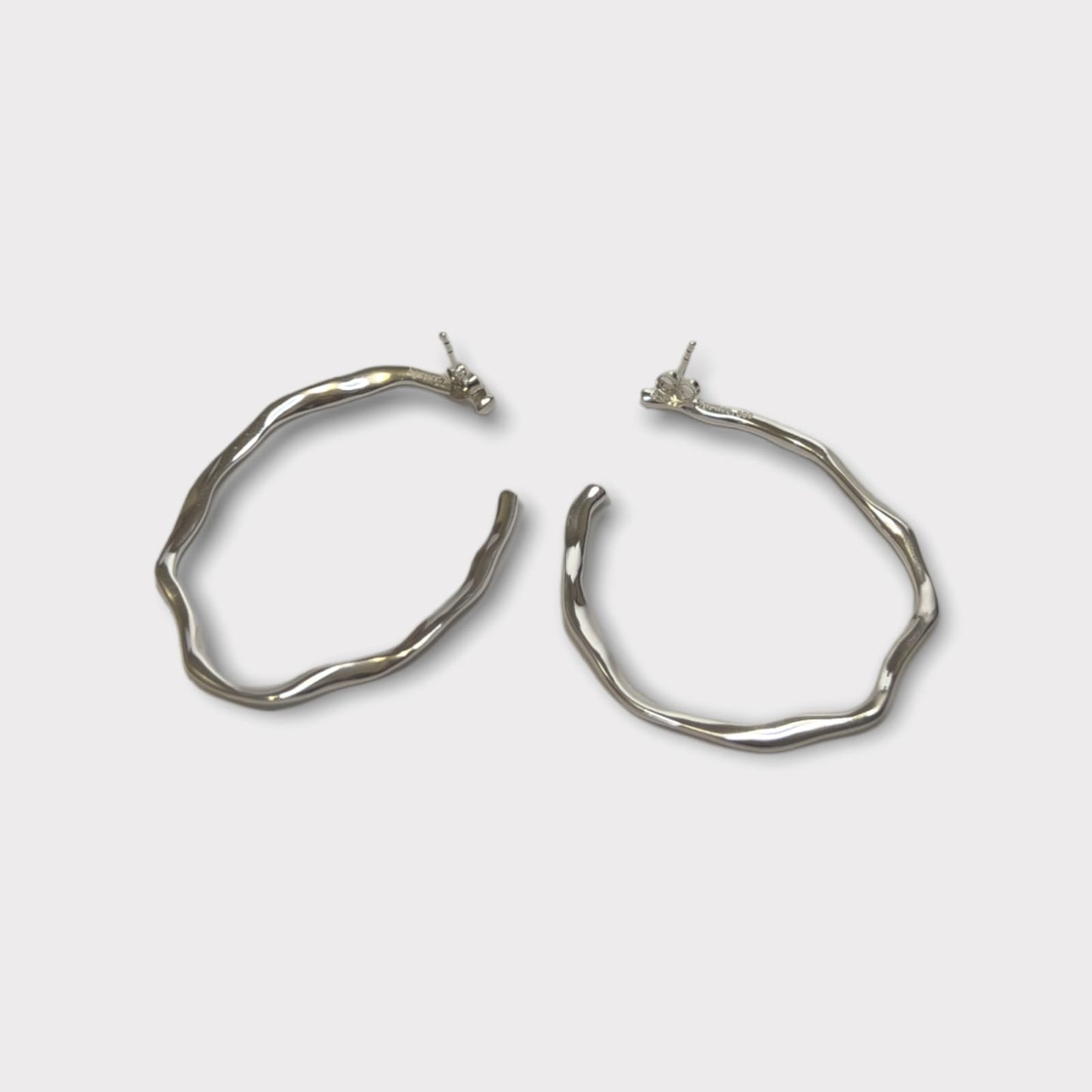 Silver Olivia Statement Stud