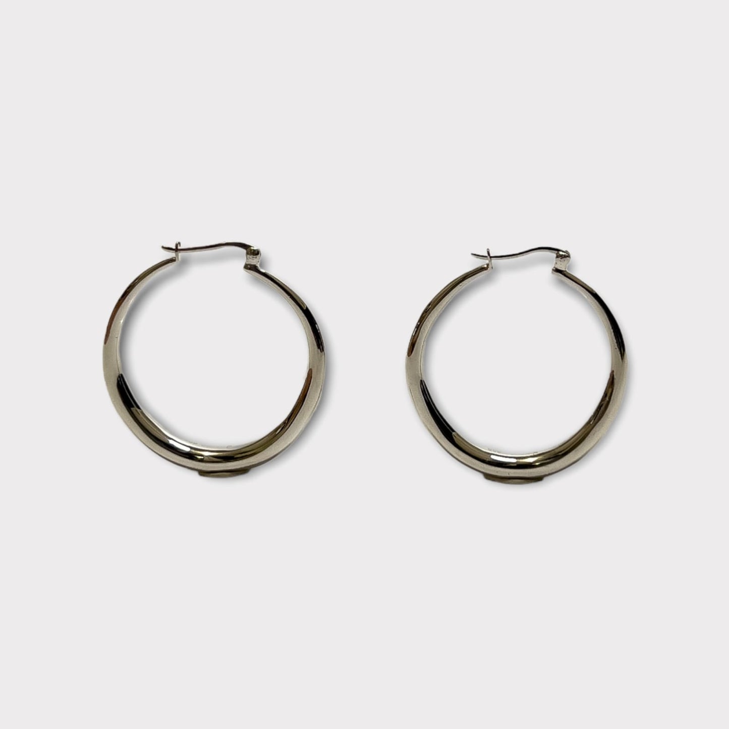 Sophia Silver Clean Hoops